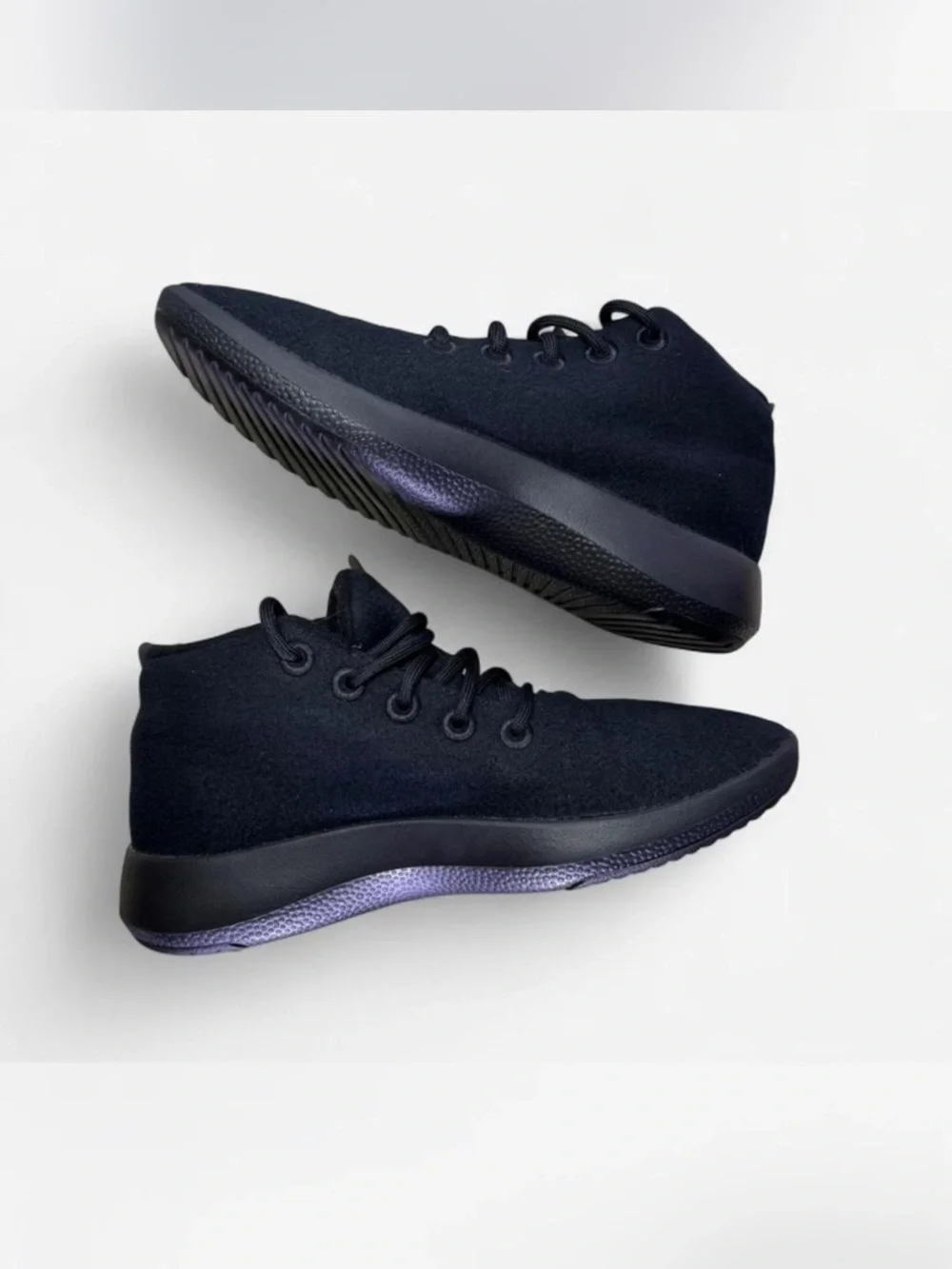 allbirds Men's Black High-Top Wool Sneakers